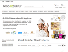 Tablet Screenshot of foodbizsupply.com